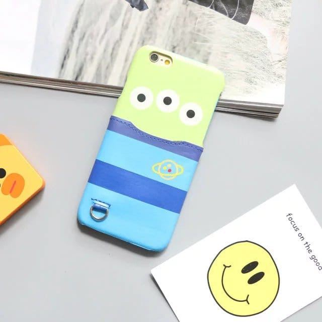 Toy Story Alien Card Holder Case for iPhone 6 6s