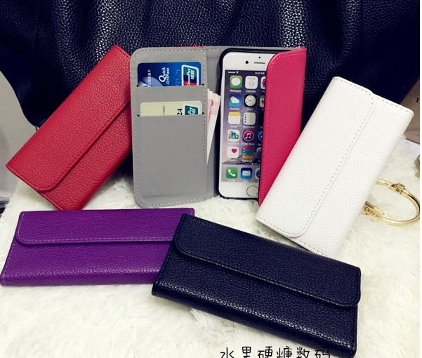 Designer High Fashion Clutch Wallet Case for iPhone 6 Plus