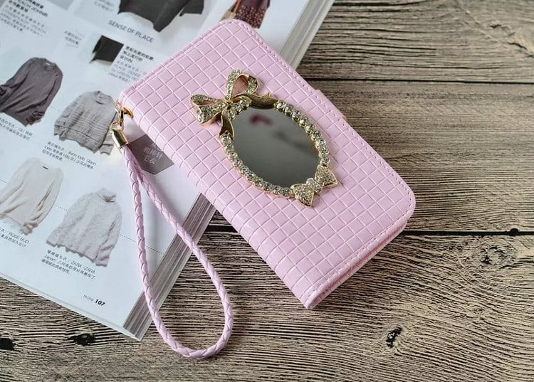 Mirror Flip Wallet Case for iPhone 6 6s