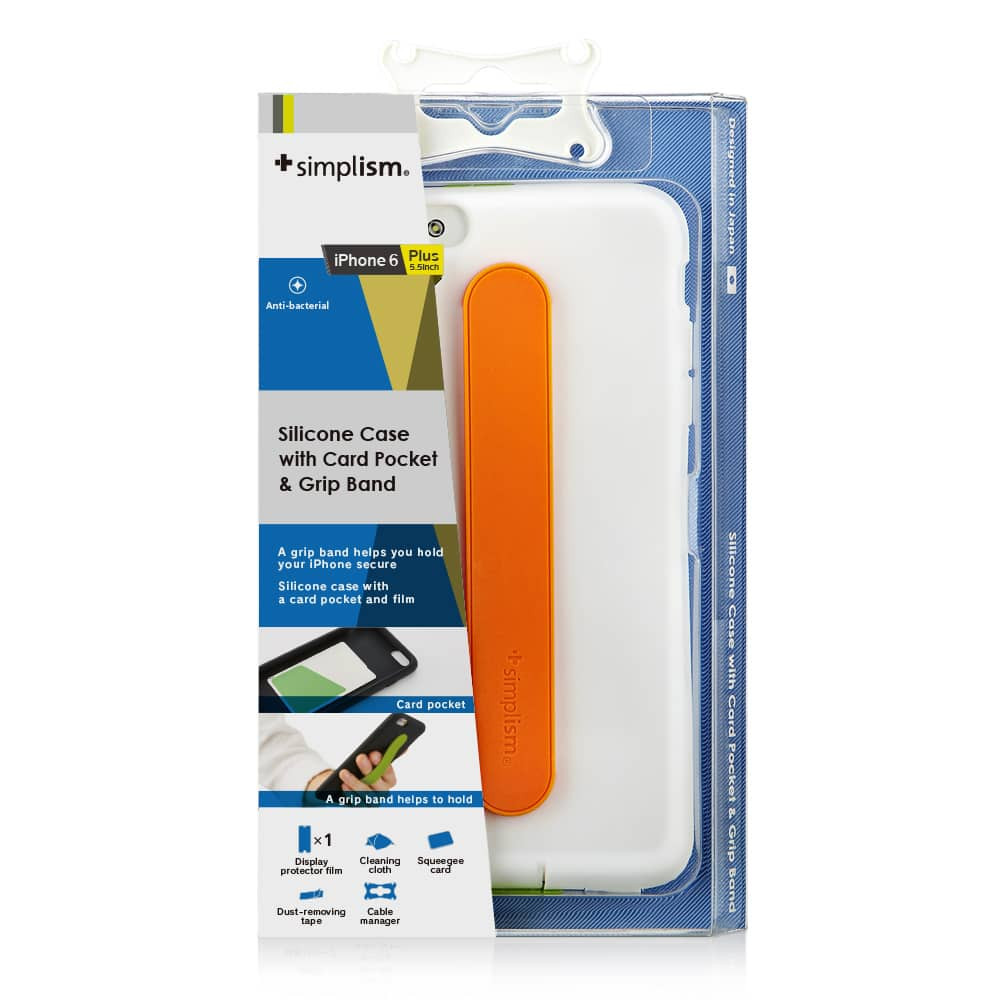 Simplism iPhone 6 Plus Hand Strap Case White