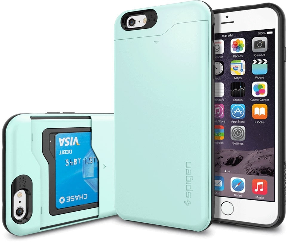 iPhone 6 Plus Spigen Slim Armor CS Case Mint