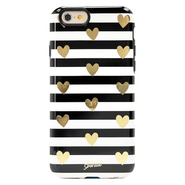 Sonix Heart Stripe Gold iPhone 6 Plus Case