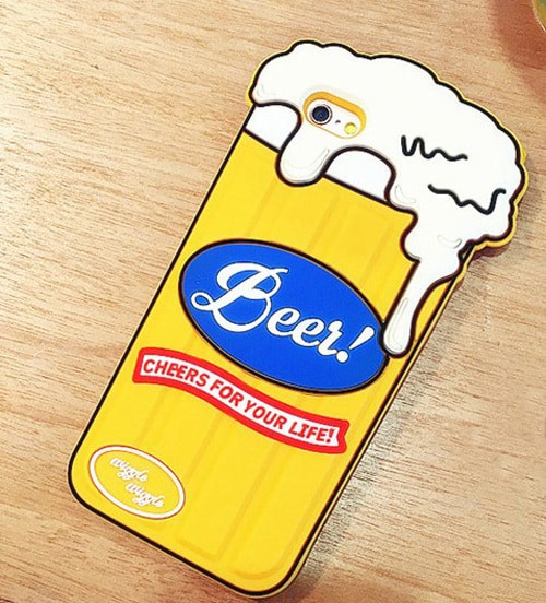 Beer Glass Shaped Silicone Case for iPhone 6 6s