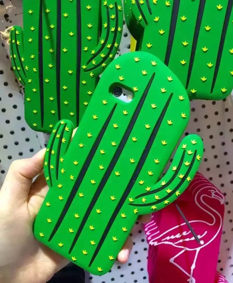 Silicone Cactus Case for iPhone 7