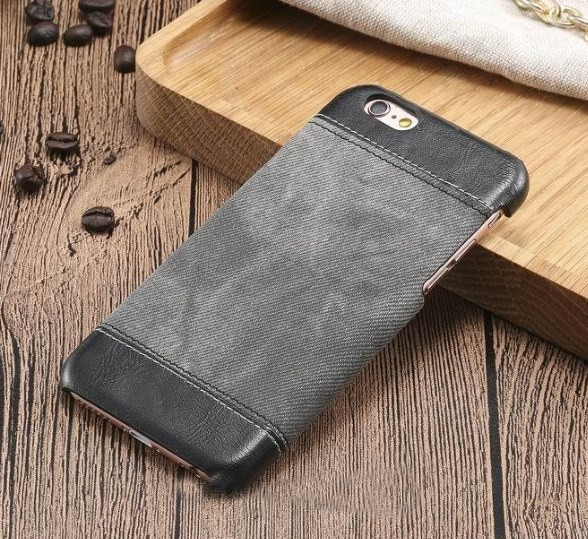 Denim and Leather iPhone 7 Case