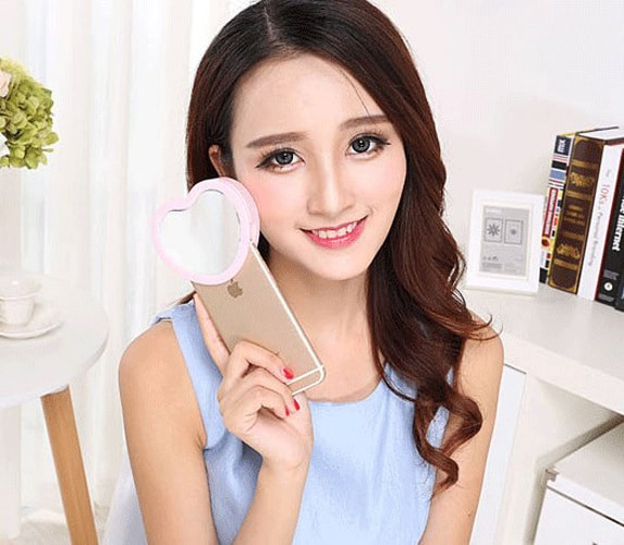 LED Selfie Beauty Heart Flash for iPhone 7 Plus