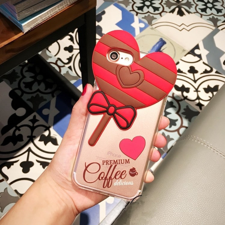Heart Shaped Lollipop Case for iPhone 6 6s