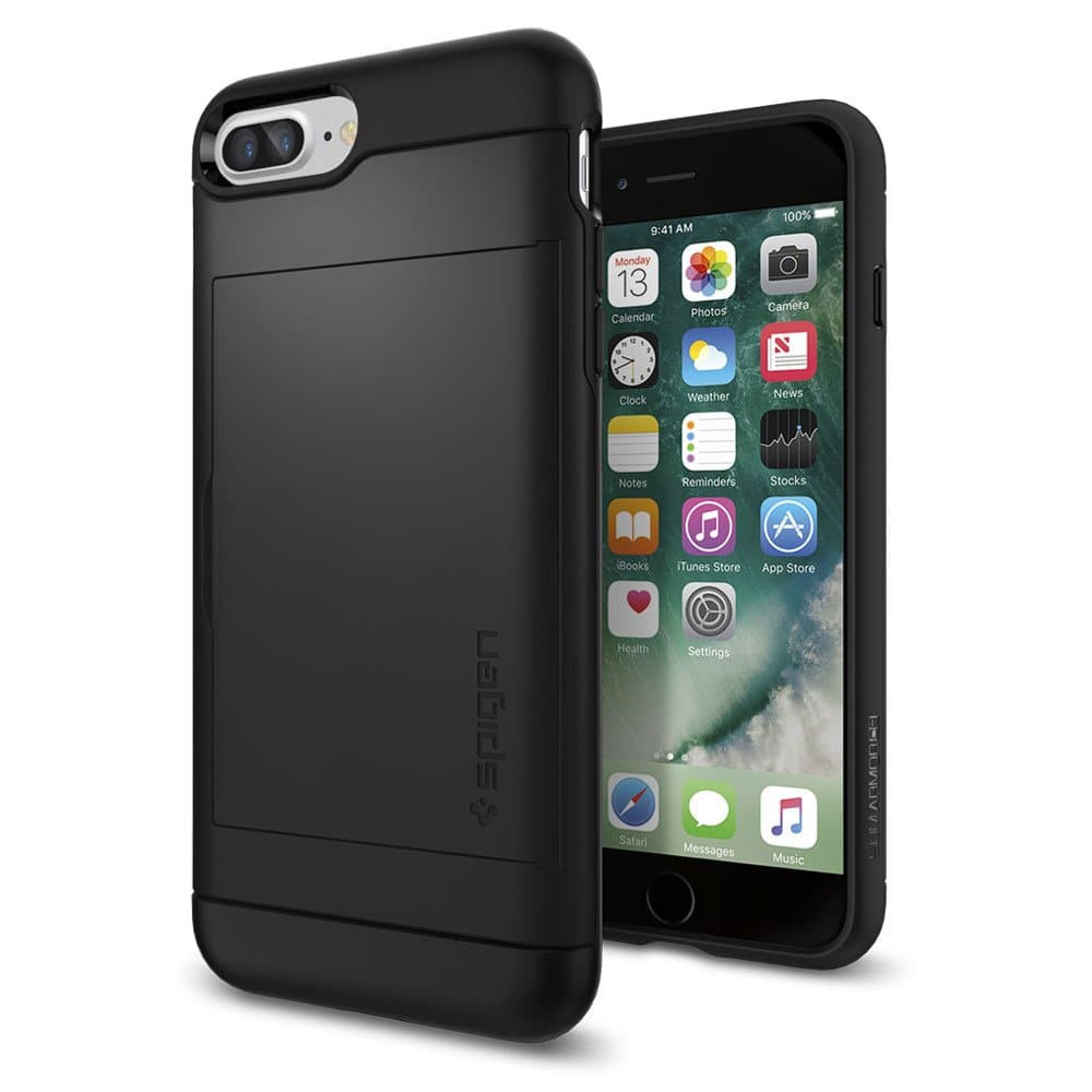 Spigen Slim Armor CS iPhone 7 Card Case Black