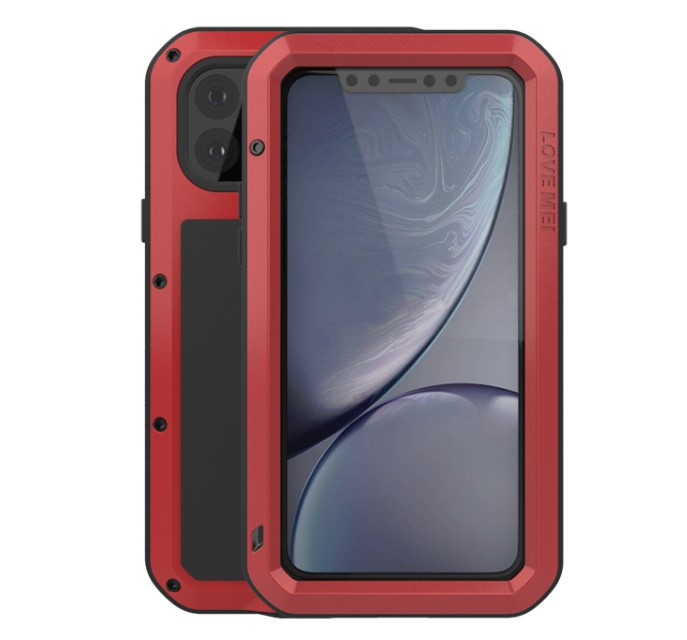 Shockproof Gorilla Glass Metal Case for iPhone 11  Pro