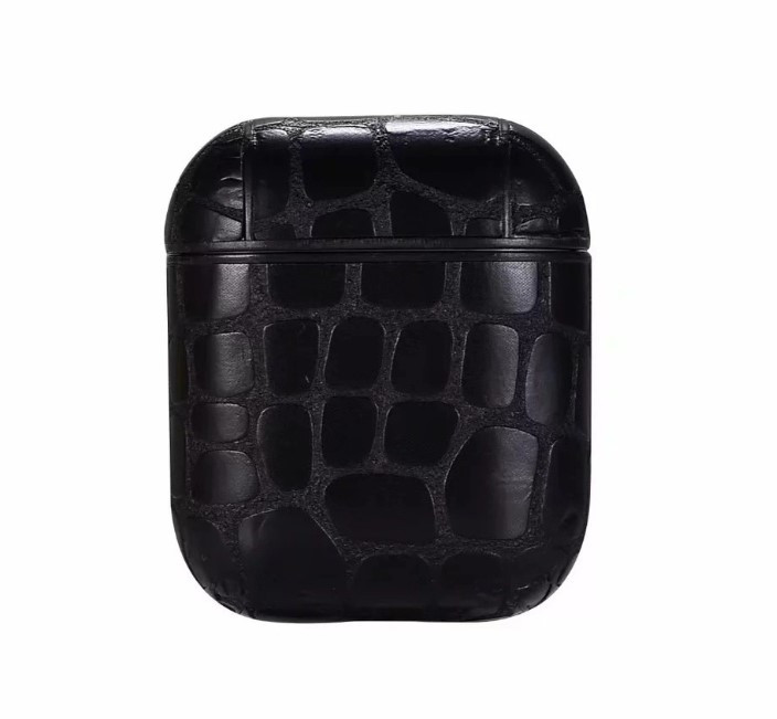 Crocodile Leather Airpods 2 Carrying Case