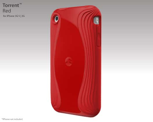 SwitchEasy Torrent Cover Red for iPhone 3G 3GS