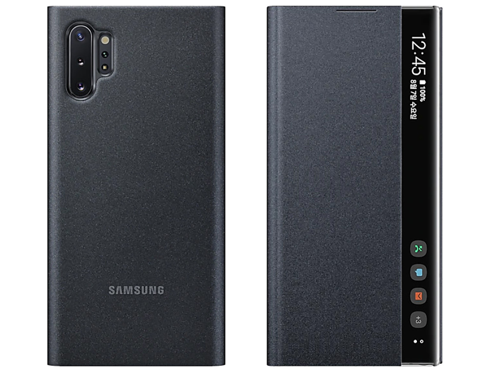 Official Samsung Galaxy Note 10 Clear View Case - Black