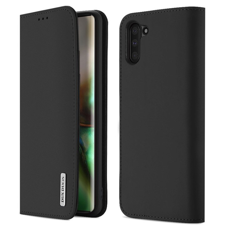 Galaxy Note 10 Leather Flip Wallet Case