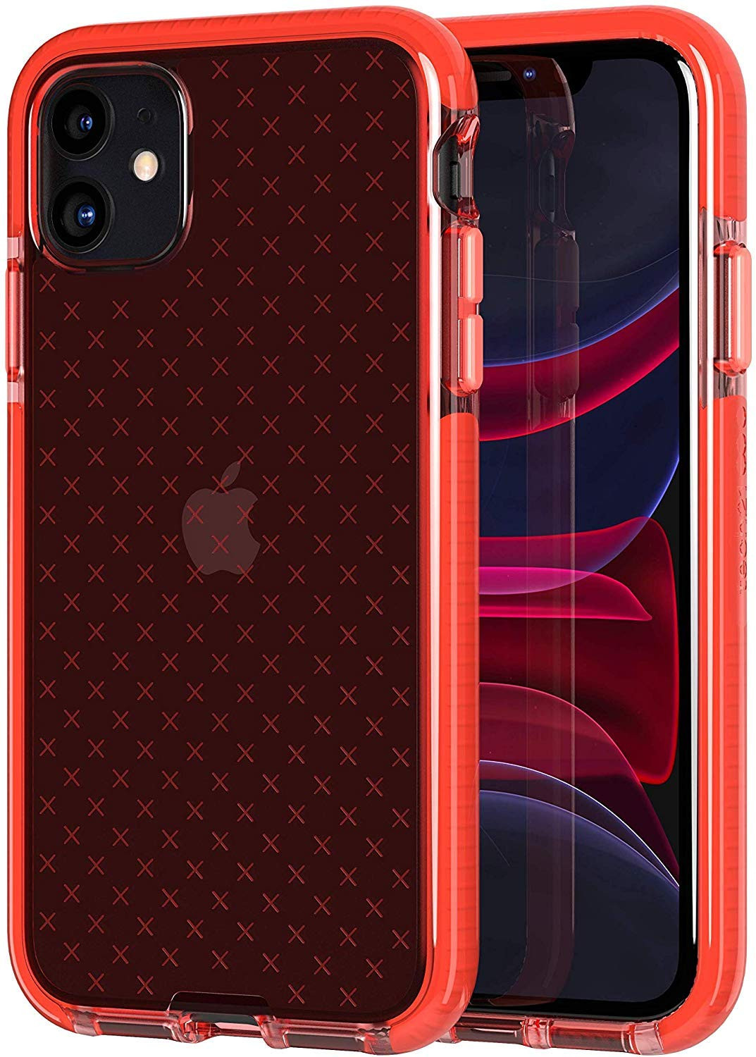 iPhone 11 Tech21 Evo Check Coral Case
