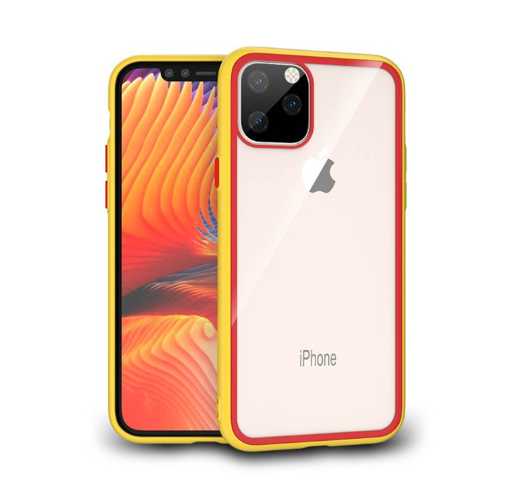 iPhone 11 Unicorn Beetle Style Slim Clear Case Yellow