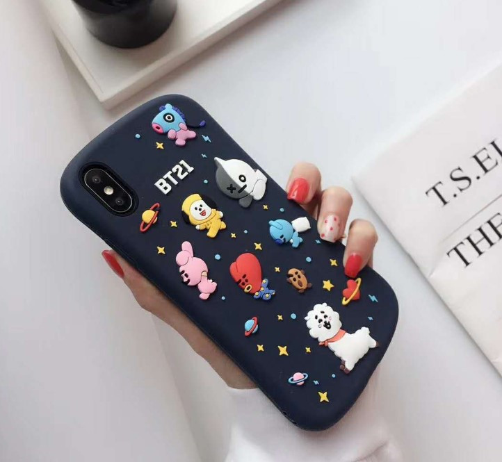 BT21 Silicone 3D Case iPhone 6 6s Plus