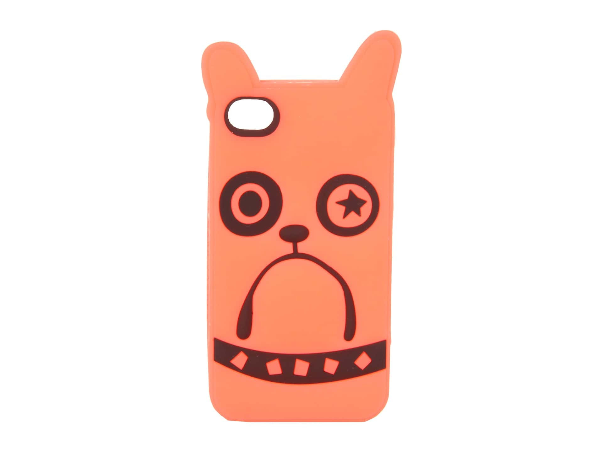 Marc Jacobs Pickles the Bulldog Highlighter Orange iPhone 4 4S Case