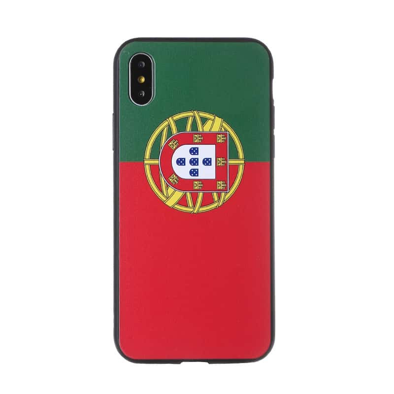 Portugal World Cup 2018 Flag iPhone X Case