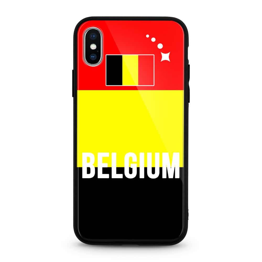 Belgium Flag Logo World Cup iPhone 8 7 Plus Case