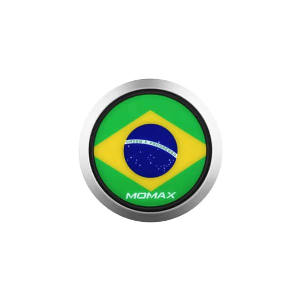 Brasil Brazil Momax Qi Fast Wireless Charge Pad World Cup Limited Edition