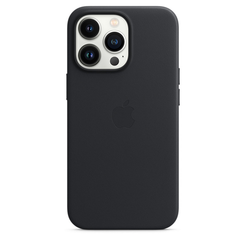 iPhone 13 Pro / iPhone 13 Leather Case with MagSafe - Midnight