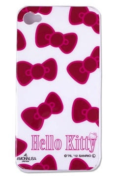 Hello Kitty iPhone 4S Case - Pink Bow Multi