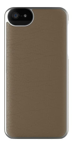 Adopted Leather Wrap Case for iPhone 5 5s SE Mustang/Silver