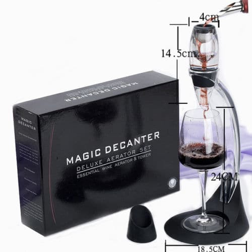 Magic Decanter Essential Red Wine Aerator Set Perfect Gift Bar Tools Art