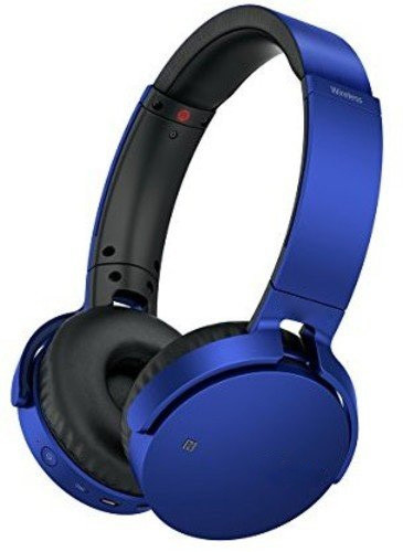 Generic MDRXB650BT/B Extra Bass Bluetooth Headphones Blue