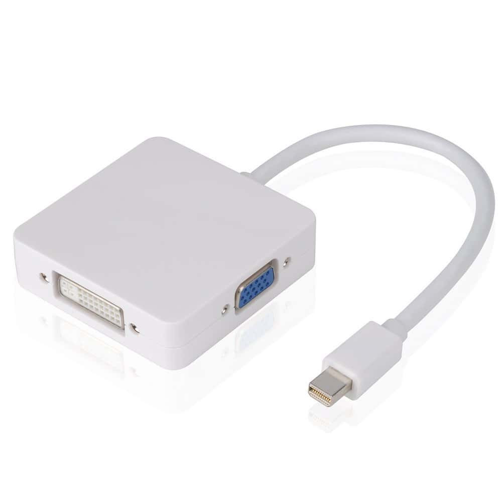 Mini DisplayPort Thunderbolt HD AV Adapter To HDMI VGA DVI for Surface Pro 3 MacBook Air Mac Mini