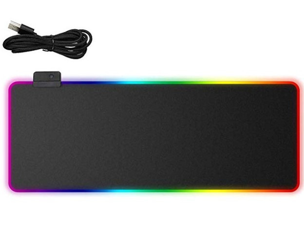 Extra Large RGB LED Gaming Mouse Pad 40 x 90 cm
