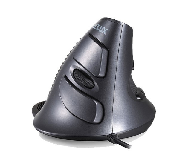 Delux M618 Plus Ergonomic Vertical Mouse Wired Optical Mouse