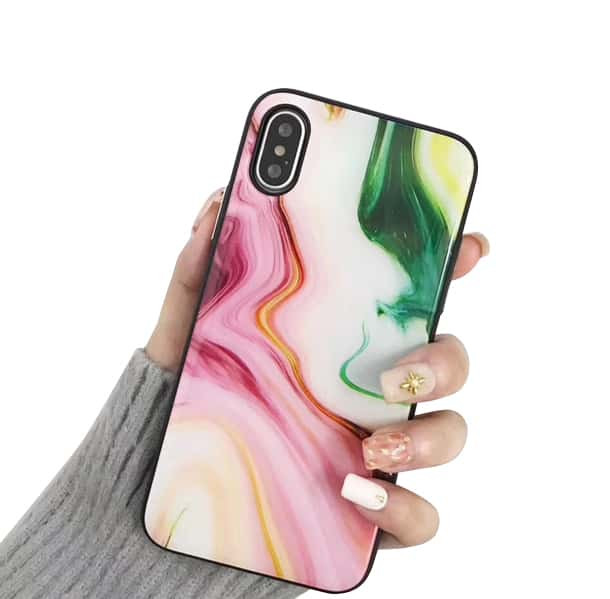 Agate Pattern iPhone X Case