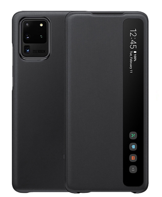 Official Galaxy S20 S-View Flip Cover Black