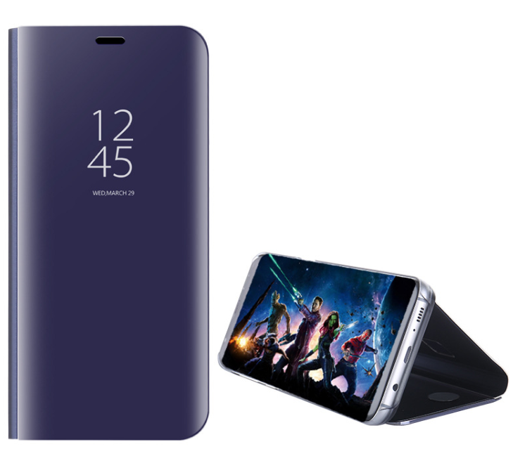 Galaxy S20 Clear View Mirror Case - Purple