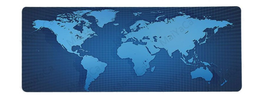 Large Mouse Pad World Map Atlas Desk Mat 30 x 60 cm