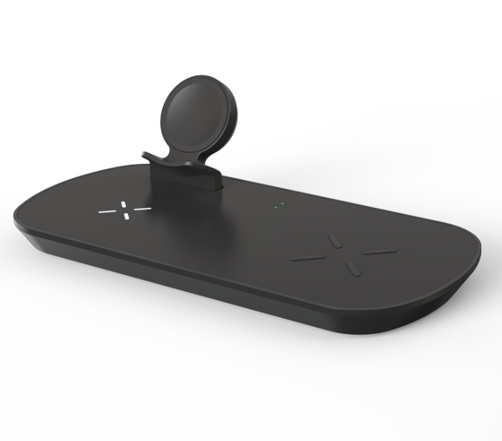 Wireless Charging Pad Qi Non-Slip With Watch and Earbuds Non Slip Function