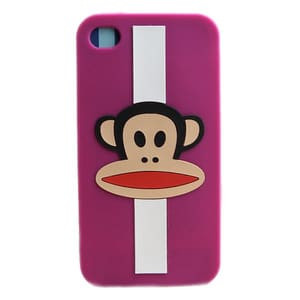 Paul Frank Julius Purple Stripe Case for iPhone 4 4S