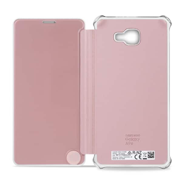 Samsung Clear View Cover Case for Galaxy A9 Rose Gold