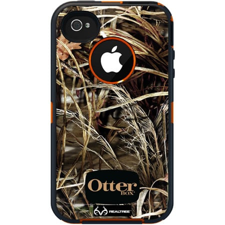 iPhone 4 4S Otterbox Defender Series with Realtree Camo Max 4HD Blazed