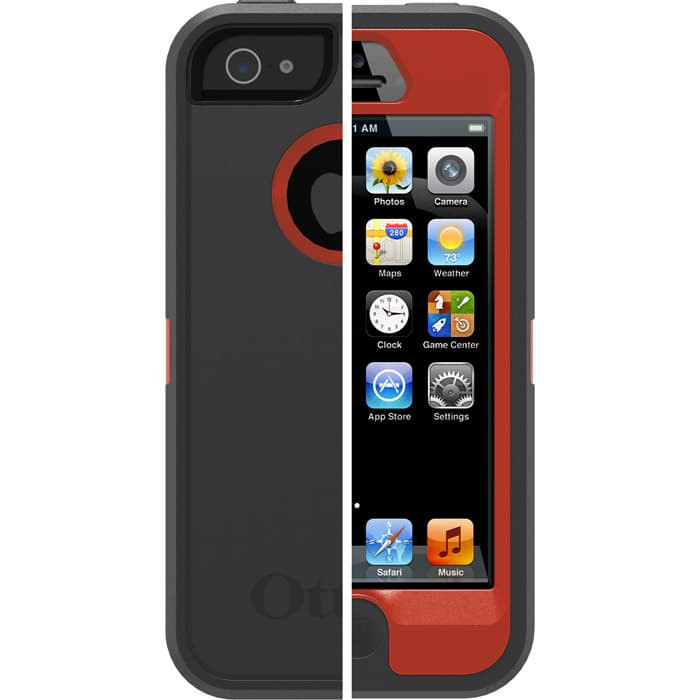 Otterbox Defender iPhone 5 Lava Orange / Slate Grey