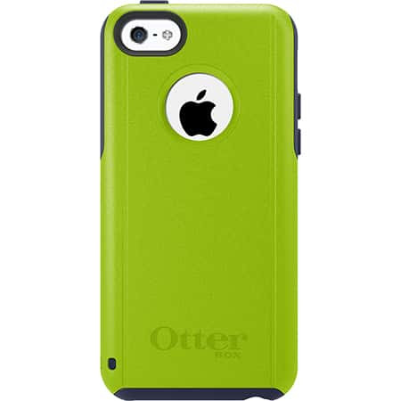 iPhone 5C Otterbox Commuter Series Case Blue Glow Green Atomic