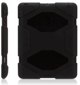 Griffin Survivor Black Black for iPad 2, iPad 3 and iPad (4th Gen)