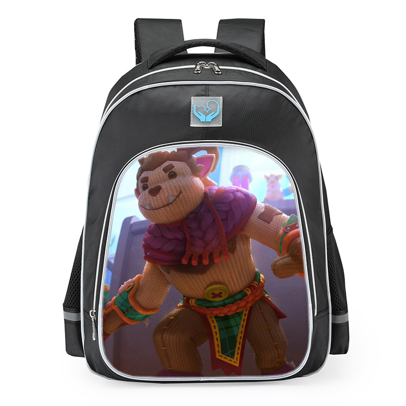 Smite Cernunnos Plushie Skin School Backpack