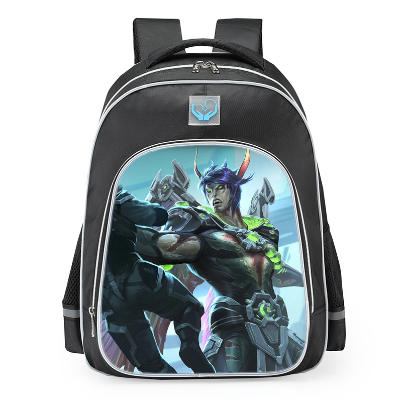 Smite Chernobog Biohacker Skin School Backpack
