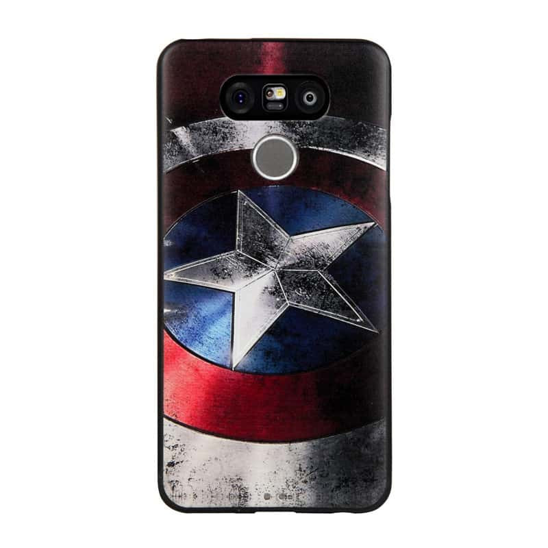 Captain America Leather Feel Case for LG G6
