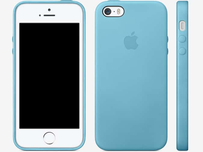 Leather Case for Apple iPhone 5s Case Blue