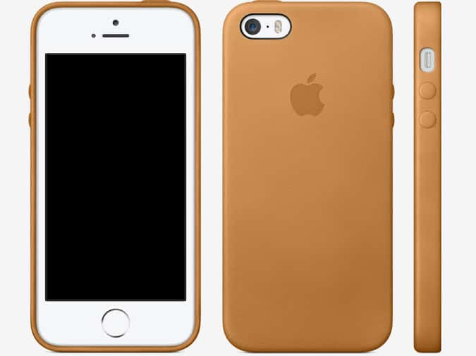 Leather Case for Apple iPhone 5s Case Brown