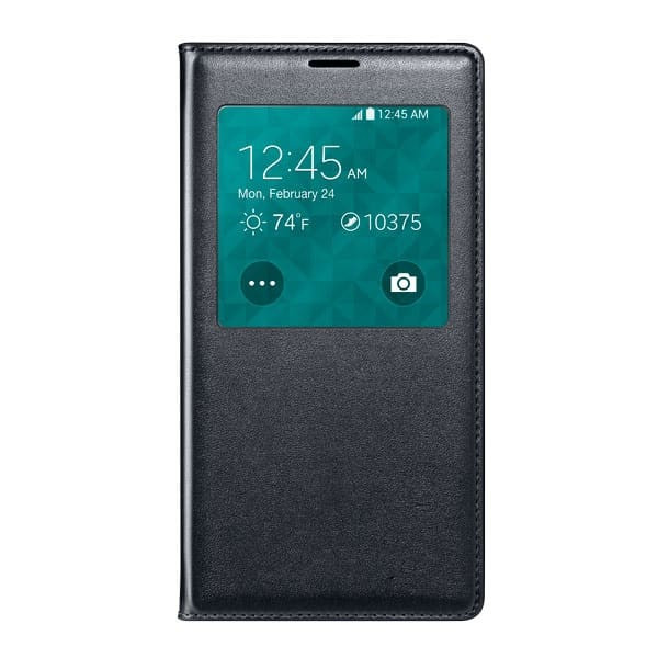Galaxy S5 S View Qi Wireless Charging Cover Black