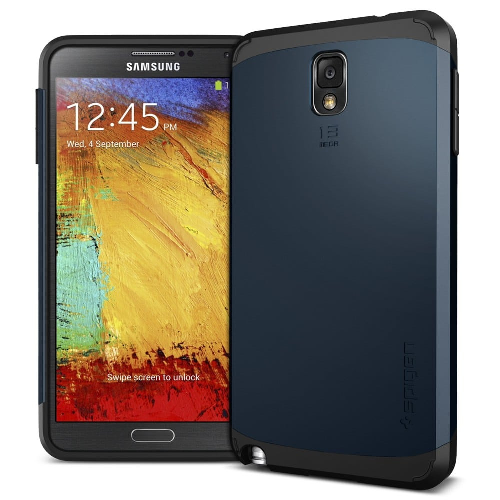 Spigen SGP Galaxy Note 3 Case Slim Armor Metal Slate